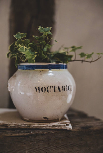 Small 19C French Mustard Jar