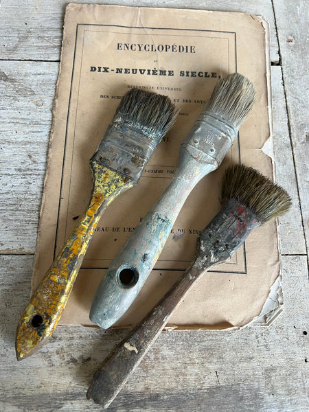 A collection of Vintage Paintbrushes