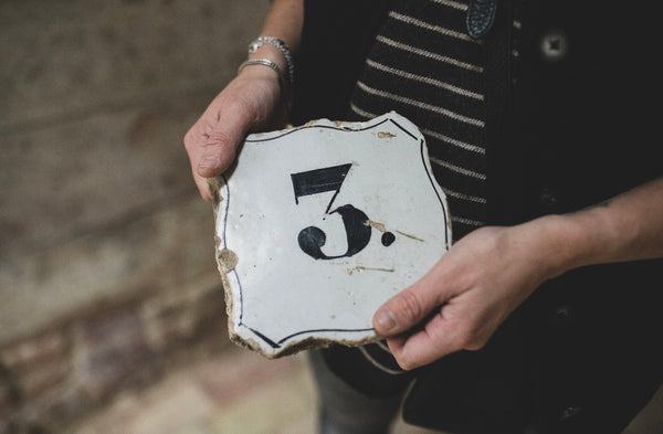 Rare French Numbered Tile