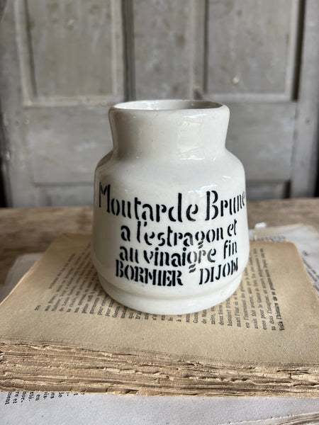 Vintage French Mustard Pot