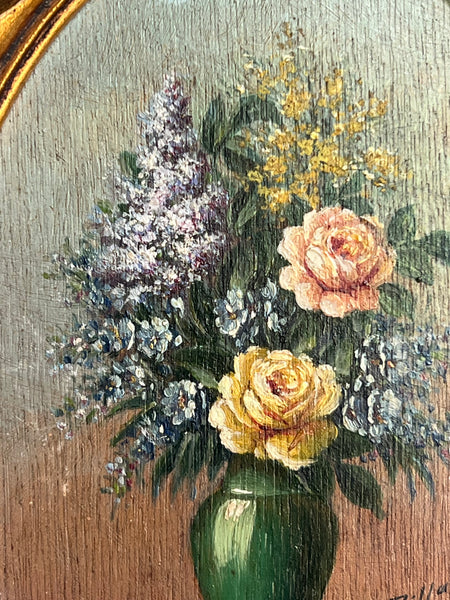 Sweet Framed Floral Oil