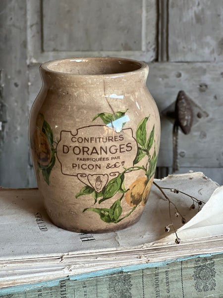 Vintage D’oranges Confit Jar