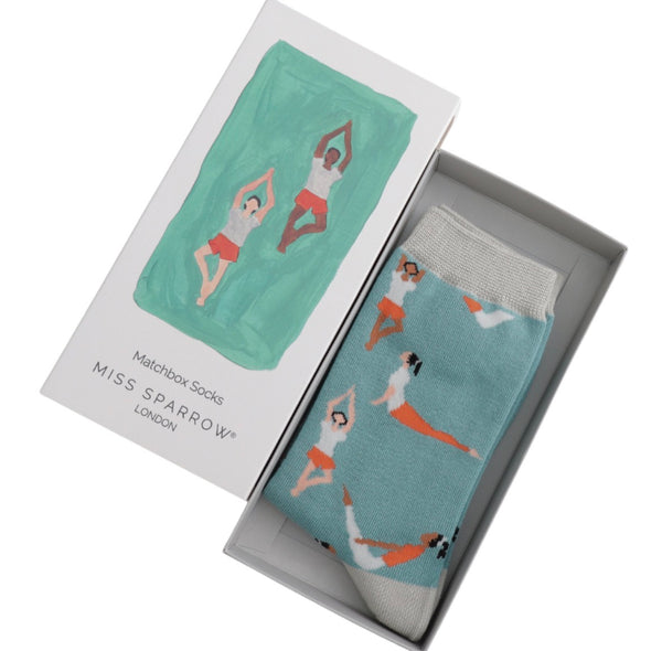 Women’s Matchbox Socks Yoga Poses
