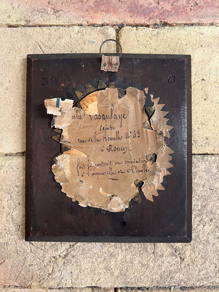 Small French Framed Portrait
