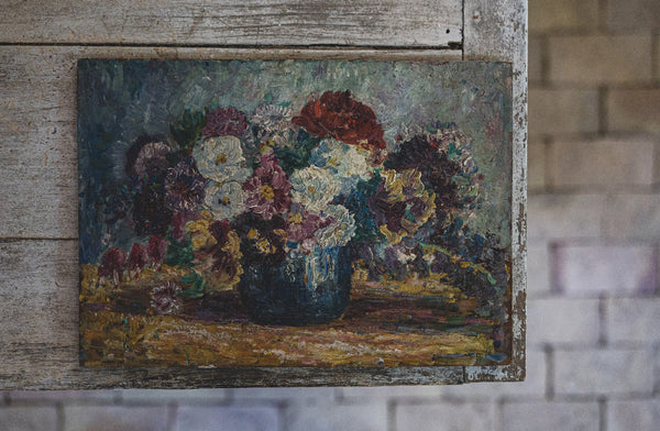 Beautiful Double Sided Painting by Sylvie Ferou