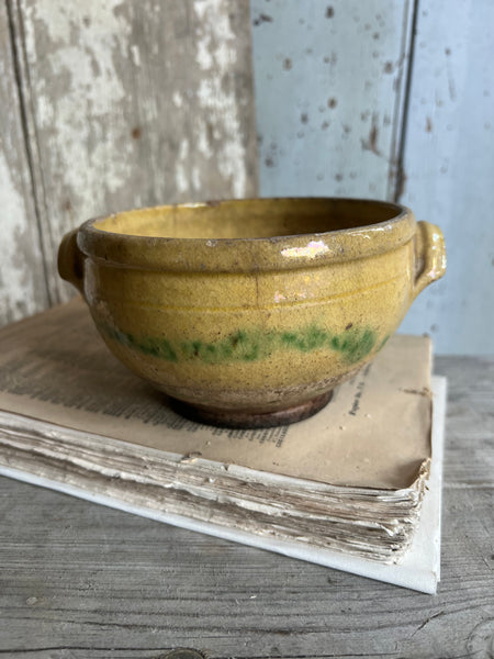 Antique Earthenware Bowl from Provence
