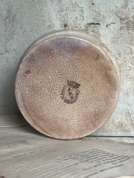 Small Buttery Antique Confiture Pot