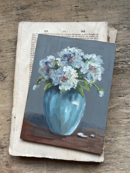 Beautiful French Floral Oil Painting