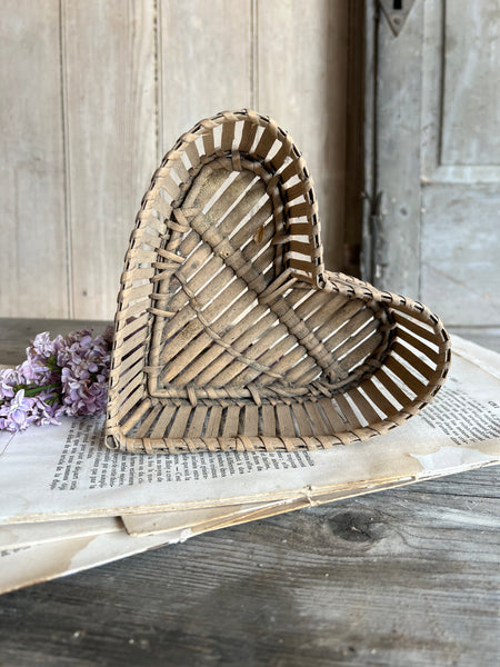 Large Vintage French Heart Cheese Mould