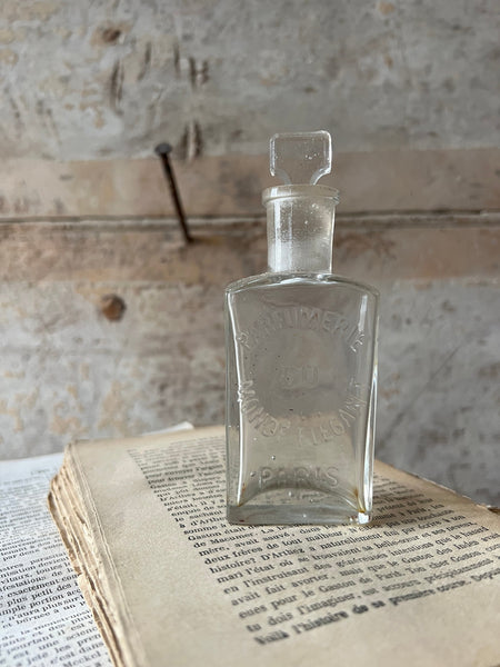 Vintage Parisian Glass Perfume Bottle