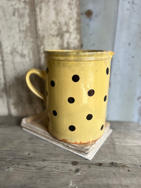 Large Dotty Antique Provençal Spotty Jug