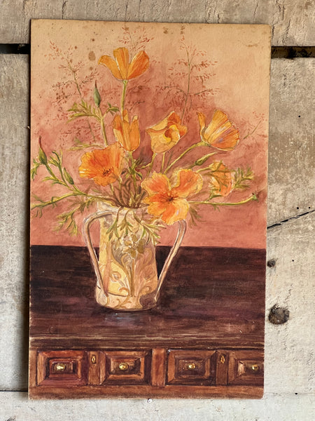 Sweet Antique Water Colour 1912