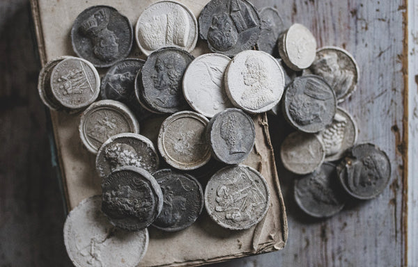 Vintage Plaster Coins Joblot