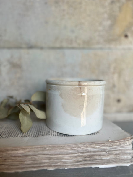 Antique French Wide Jar