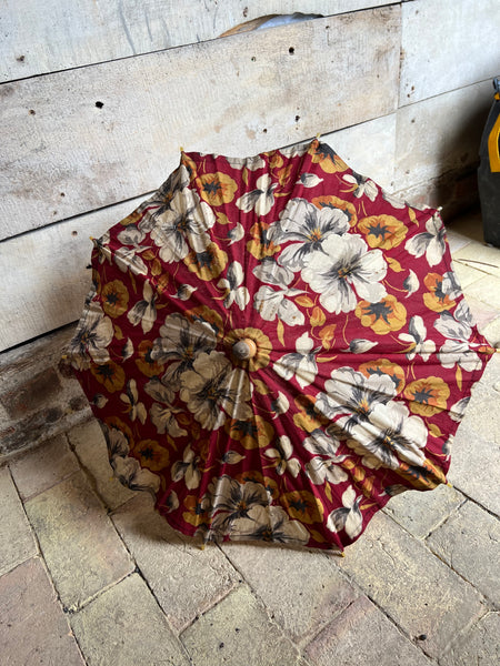 Vintage Floral Umbrella