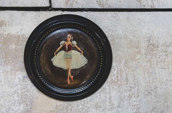 Vintage Ballerina Painting
