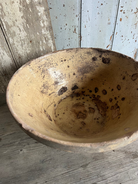 French Earthenware Mixing Bowl