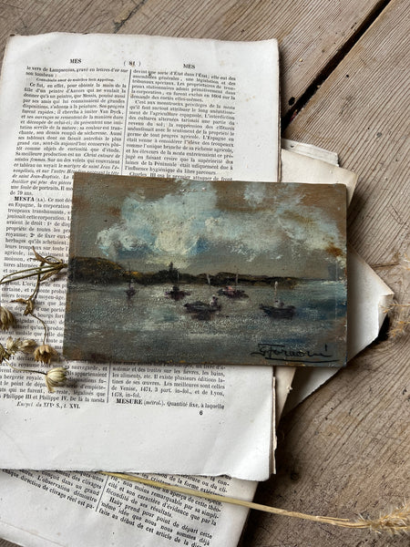 Small Boat Painting