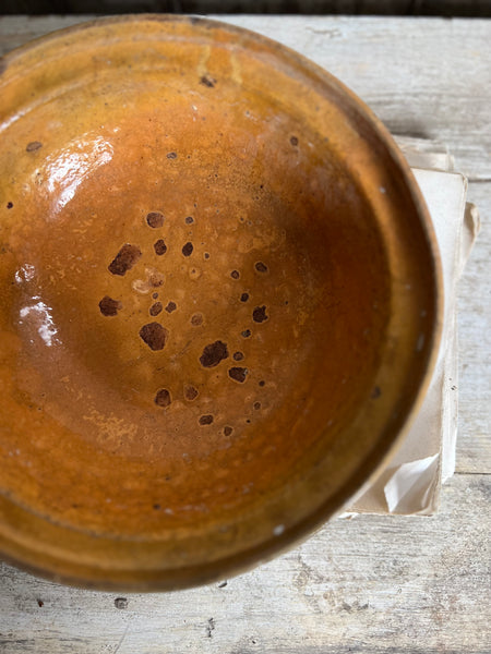 Antique Earthenware Bowl from Provence