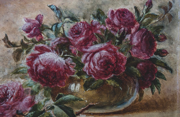 Floral Oil on Board 1929