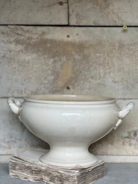 Crazed Vintage French Soupiere