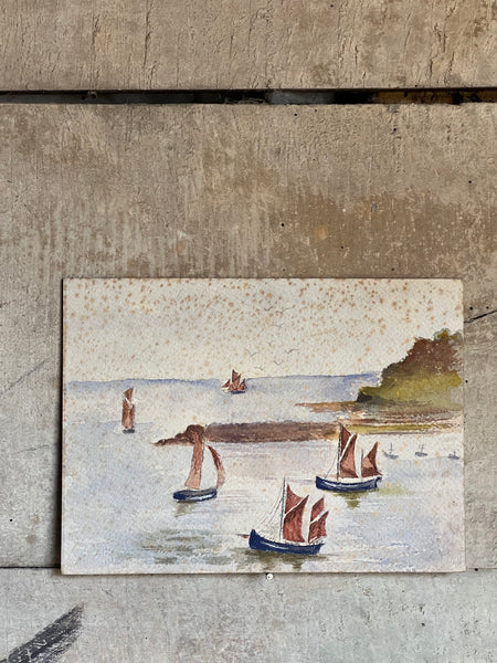 Gorgeous Boat Watercolour