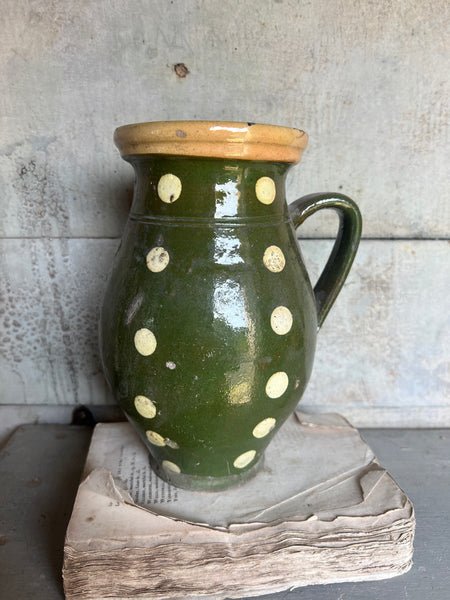 Stunning Spotted Green Pot