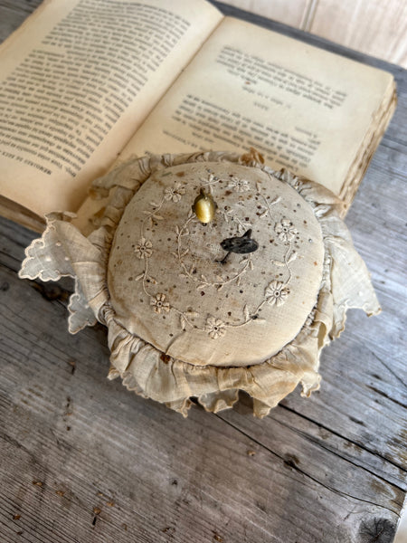 Vintage Rustic French Pin Cushion