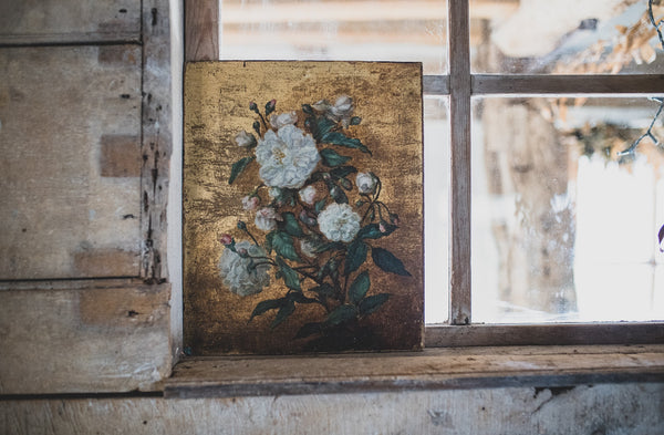 Floral Oil on Board