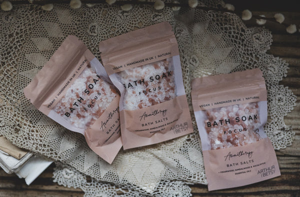 Arthur Betsy
Aromatherapy bath salts - Focus - 70g