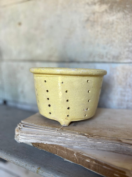 Medium Yellow Vintage French Faiselle Cheese Mould