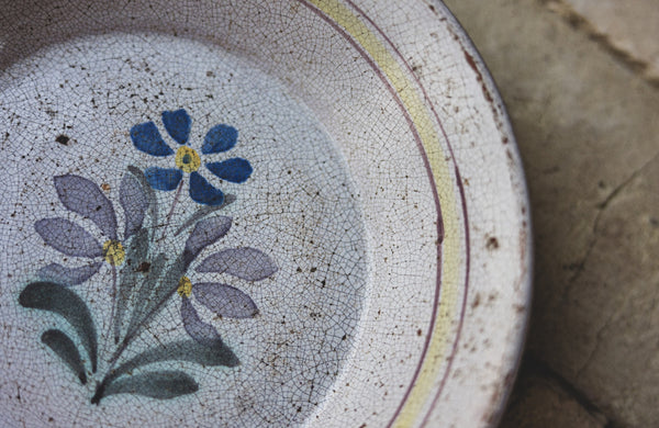 Antique Hand Painted Dish