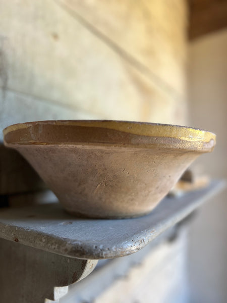 Antique Earthenware Bowl from France