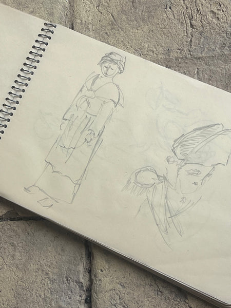 Sweet Vintage French Sketchbook