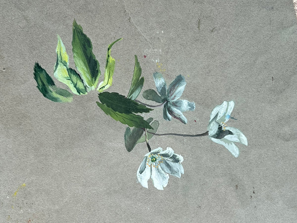 Gorgeous Floral Vintage Painting Double Side