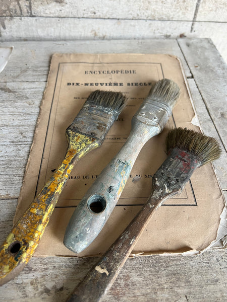 A collection of Vintage Paintbrushes