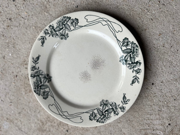 Antique French Transferware Plate