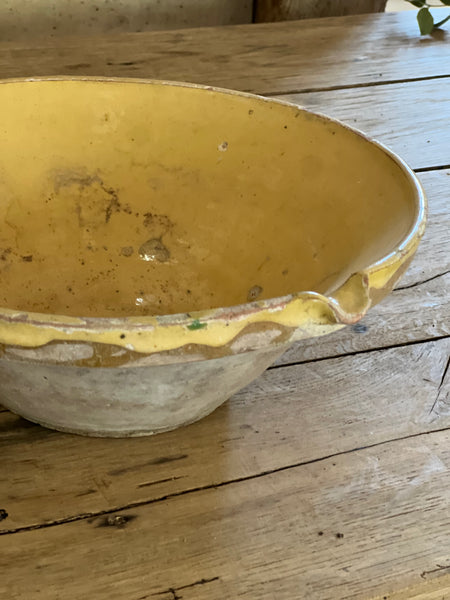 Antique Earthenware Bowl from France