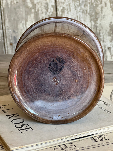 Digoin Antique Confiture Pot