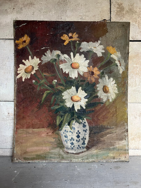 Floral Oil on Board