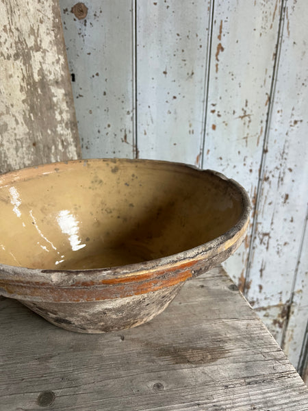 French Earthenware Mixing Bowl