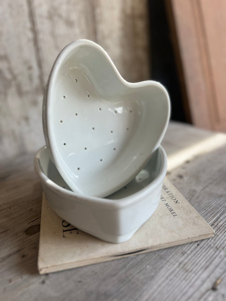 Large Heart Vintage Faiselle Cheese Mould