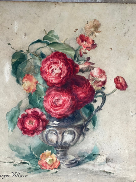 Floral Oil on Board