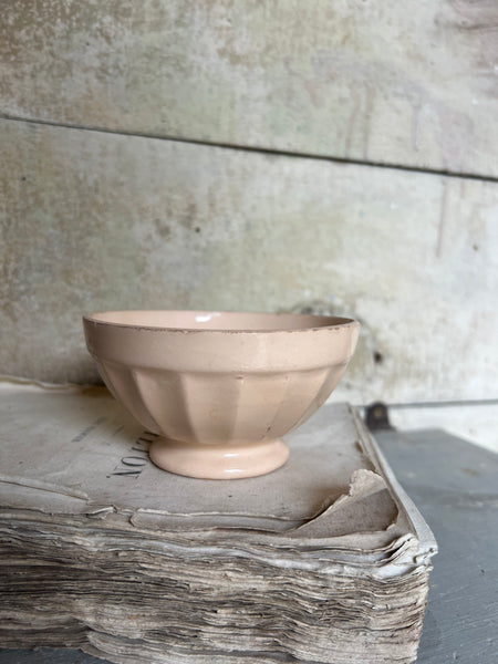 Small French Vintage Pink Cafe au Lait