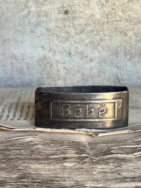 Vintage Bebe Napkin Ring