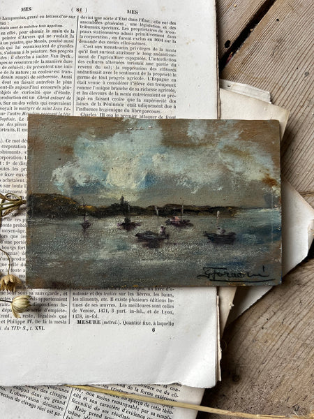 Small Boat Painting