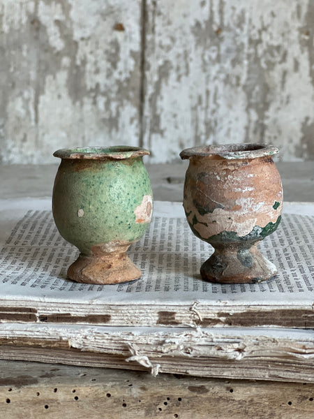 Tiny Antique Pots