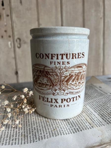 Vintage French Felix Potin Jar