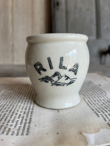 French Vintage Rila Yoghurt Pot