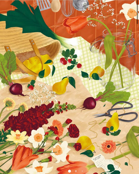 Jour Férié Back from the Market - 1000-piece puzzle